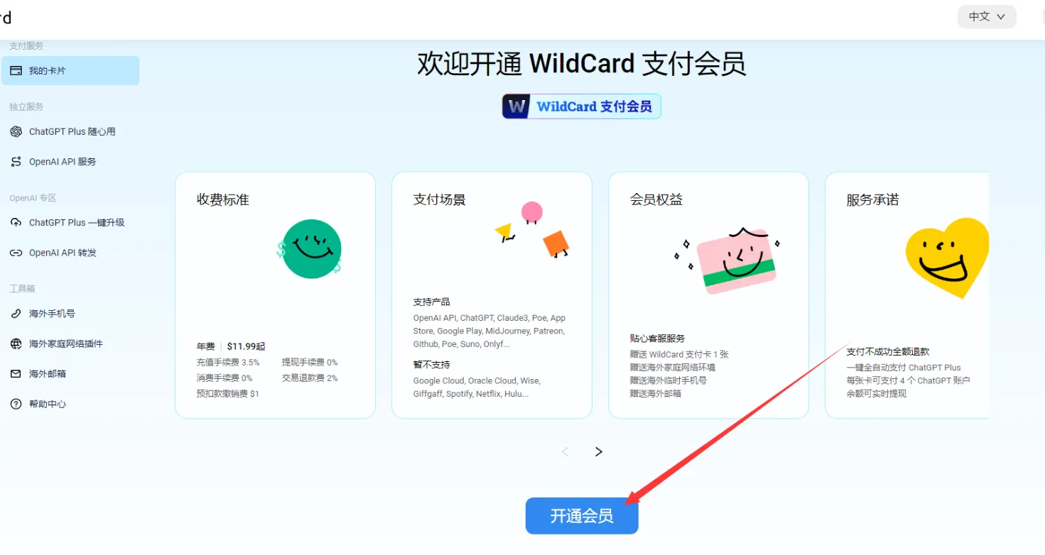 开通虚拟卡步骤3