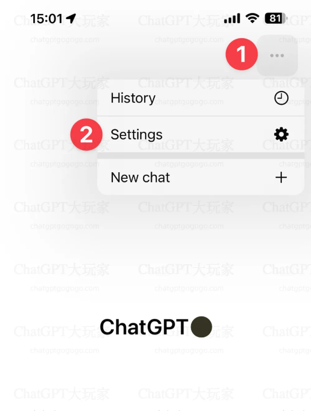设置 ChatGPT
