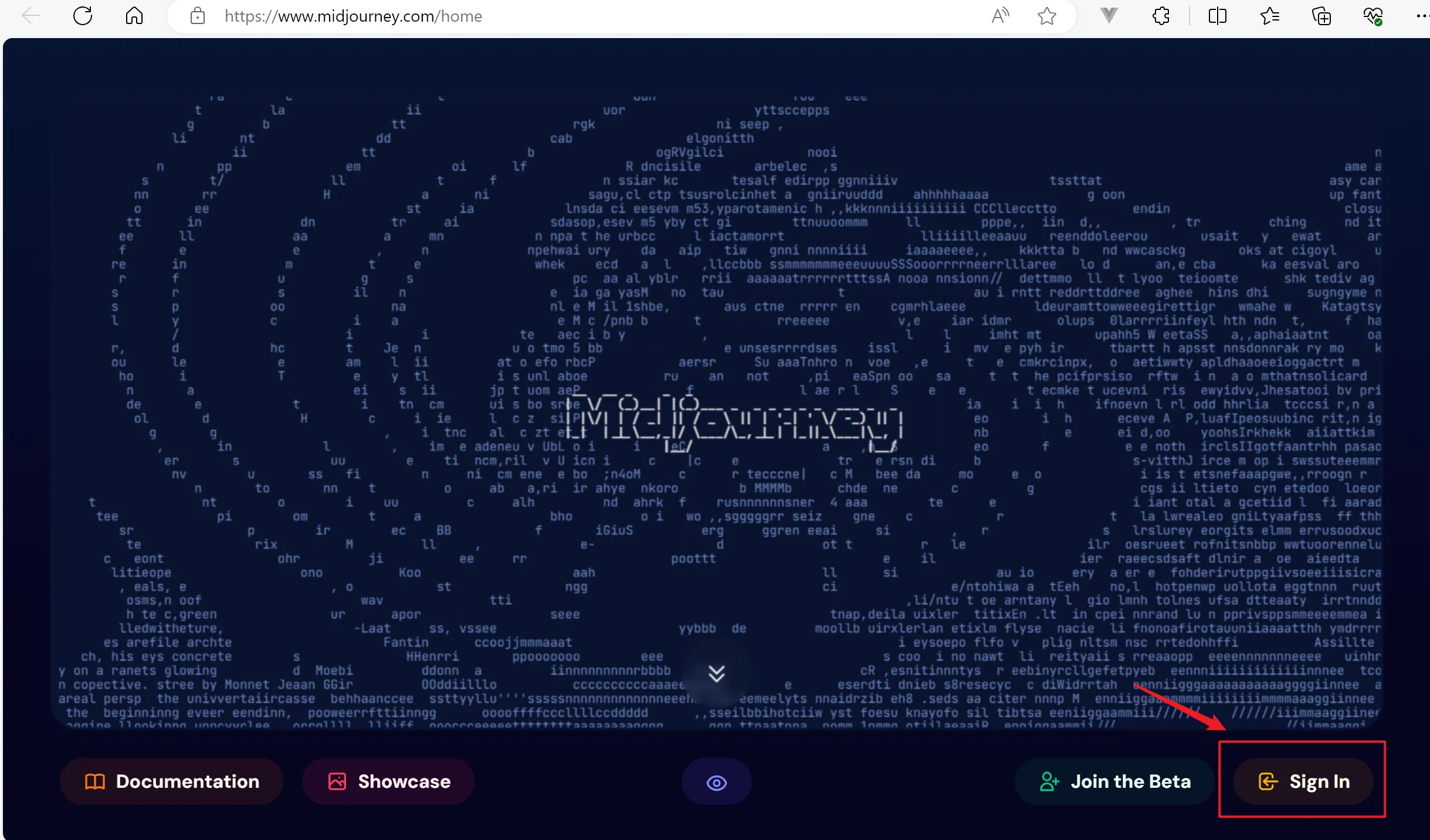 Midjourney 登录页面