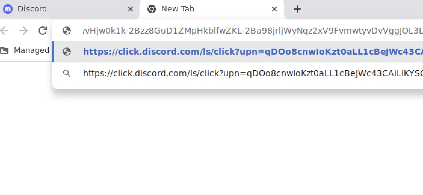 成功登录 Discord 截图