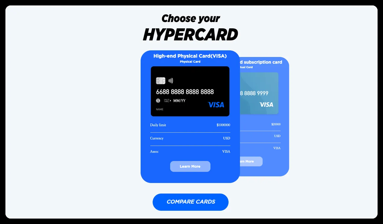 HyperPay虛擬信用卡