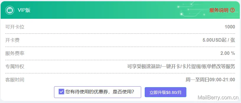 VIP特权示例
