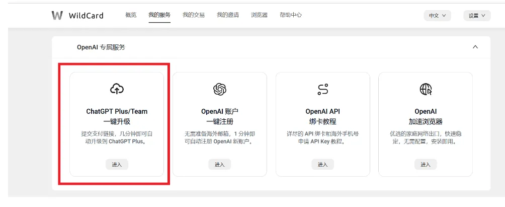 升级ChatGPT Plus
