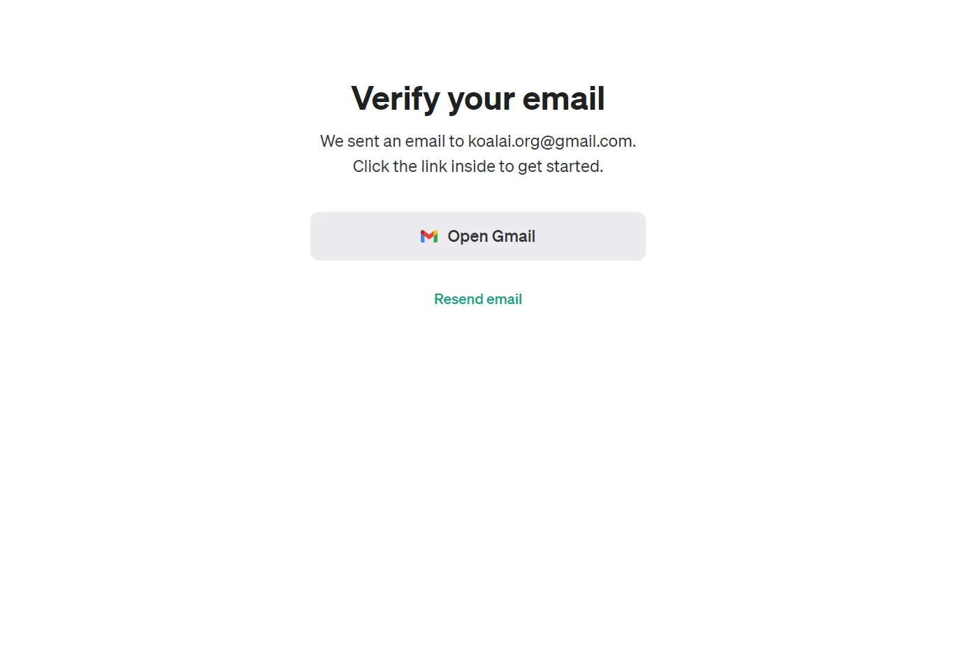 打开 Gmail