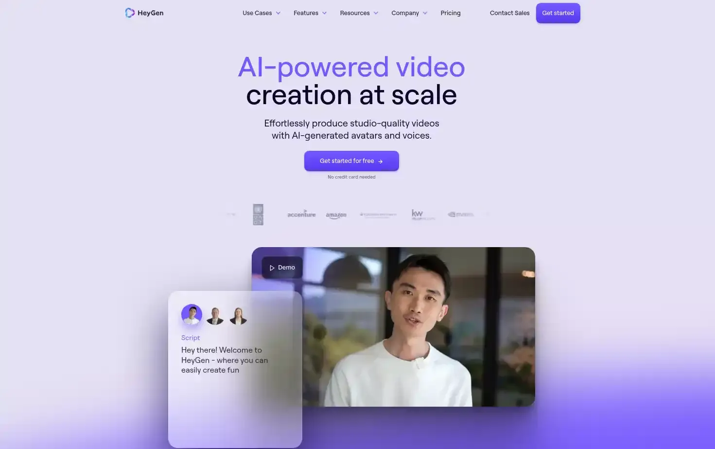HeyGen AI功能截图